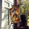 Edge Collections - 28" x 40" - Multicolor - Westie Thanksgiving House Flag Large Decorative Outside Yard Banner - 1 Piece